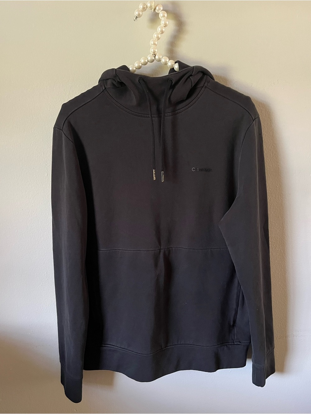 Calvin Klein Performance Seamed Logo Hoodie Size XSMALL